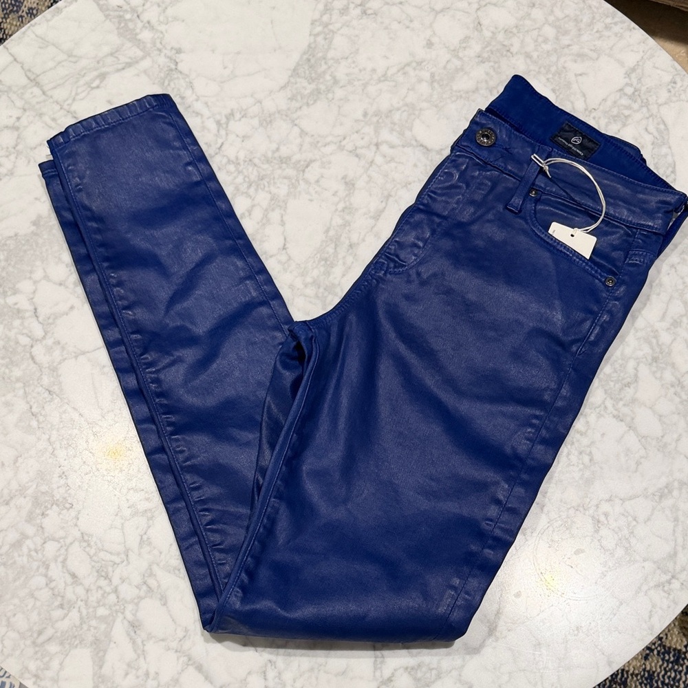 AG The Farrah Skinny Ankle   Egyptian Blue  25. NWT